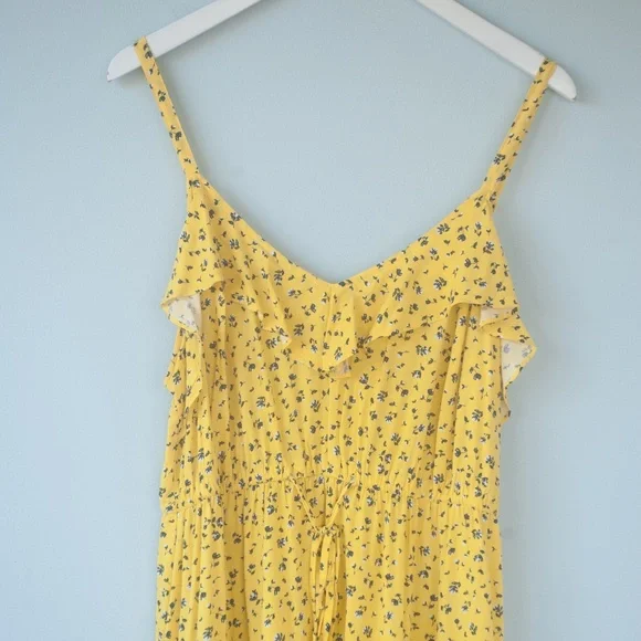 Torrid 1 Yellow Micro Floral Summer Dress - Picture 5 of 10